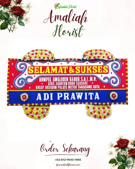 Papan Bunga Ucapan Selamat Harumandala
